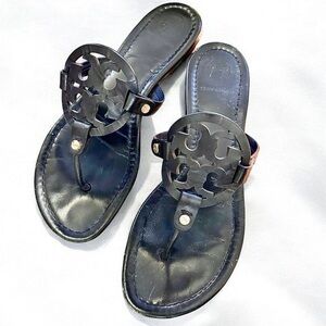 Tory Burch Black Miller Sandals